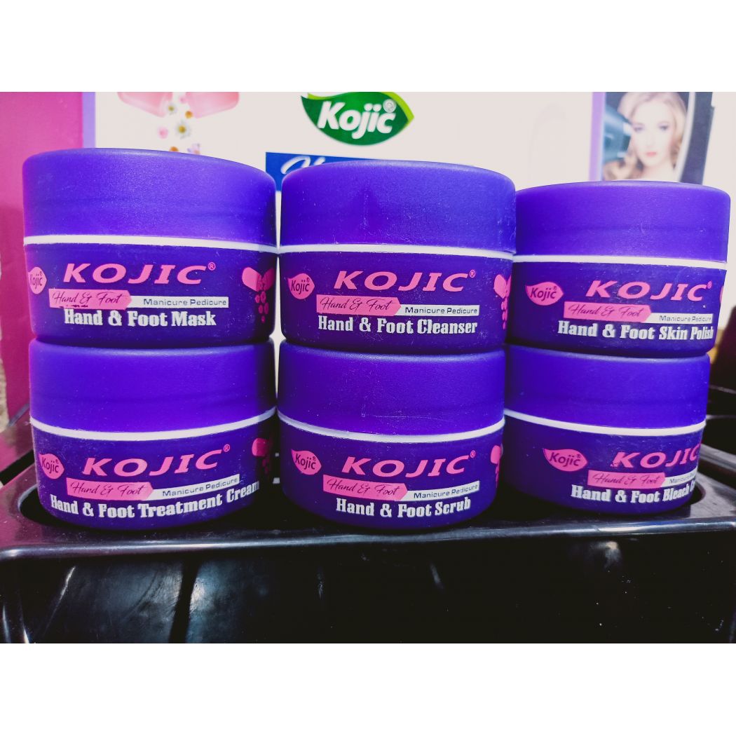 Kojic Hand and Foot Manicure Pedicure Spa Kit 6Steps 100g 